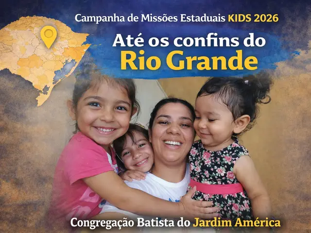 Foto do ministério infantil da congregação batista do jardim américa