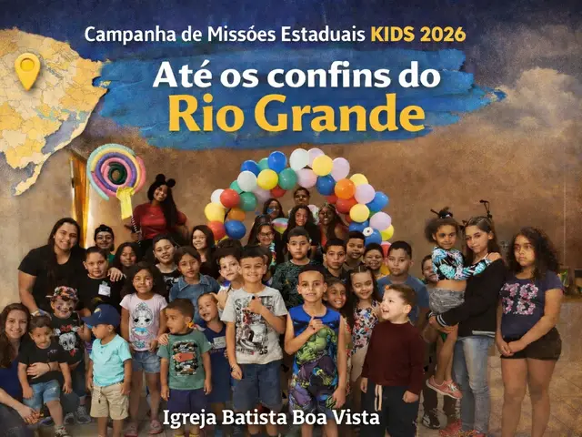 Foto do ministério infantil da igreja batista boa vista