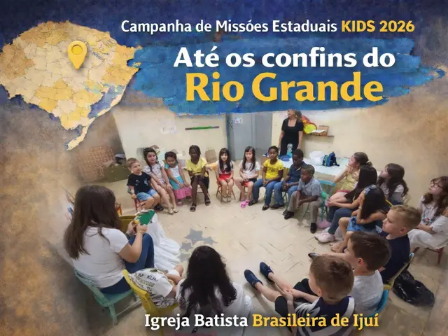 Foto do ministério infantil da igreja batista brasileira de ijuí