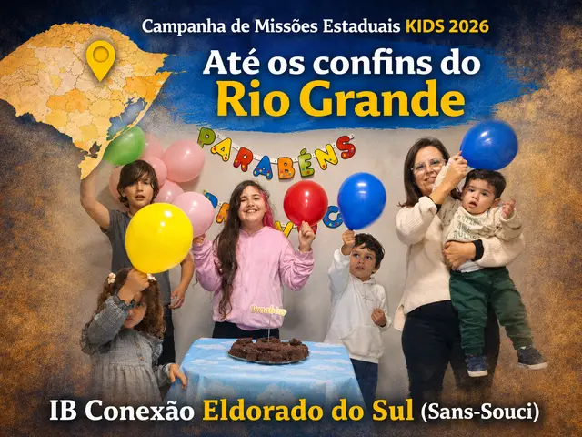 Foto do ministério infantil da igreja batista conexão eldorado do sul (sans-souci)