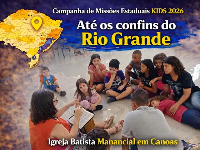 Foto do ministério infantil da igreja batista manancial em canoas