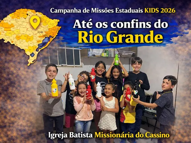 Foto do ministério infantil da igreja batista missionária do cassino